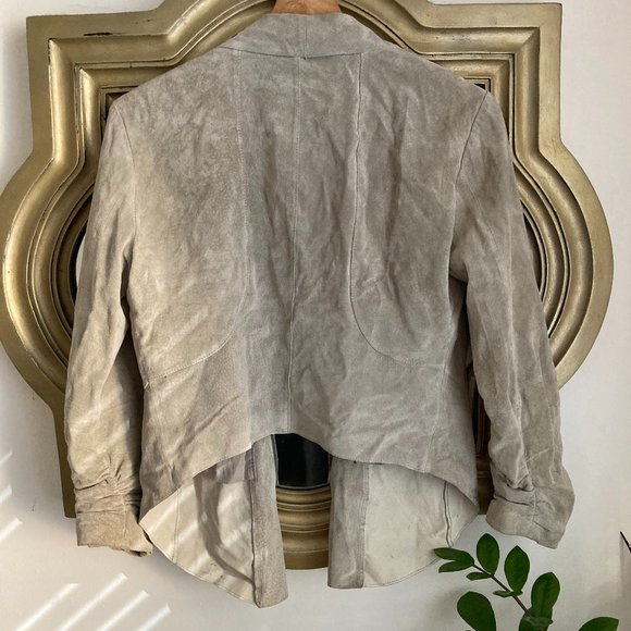 Blanc Noir Leather Cropped Jacket - Picture 2 of 6